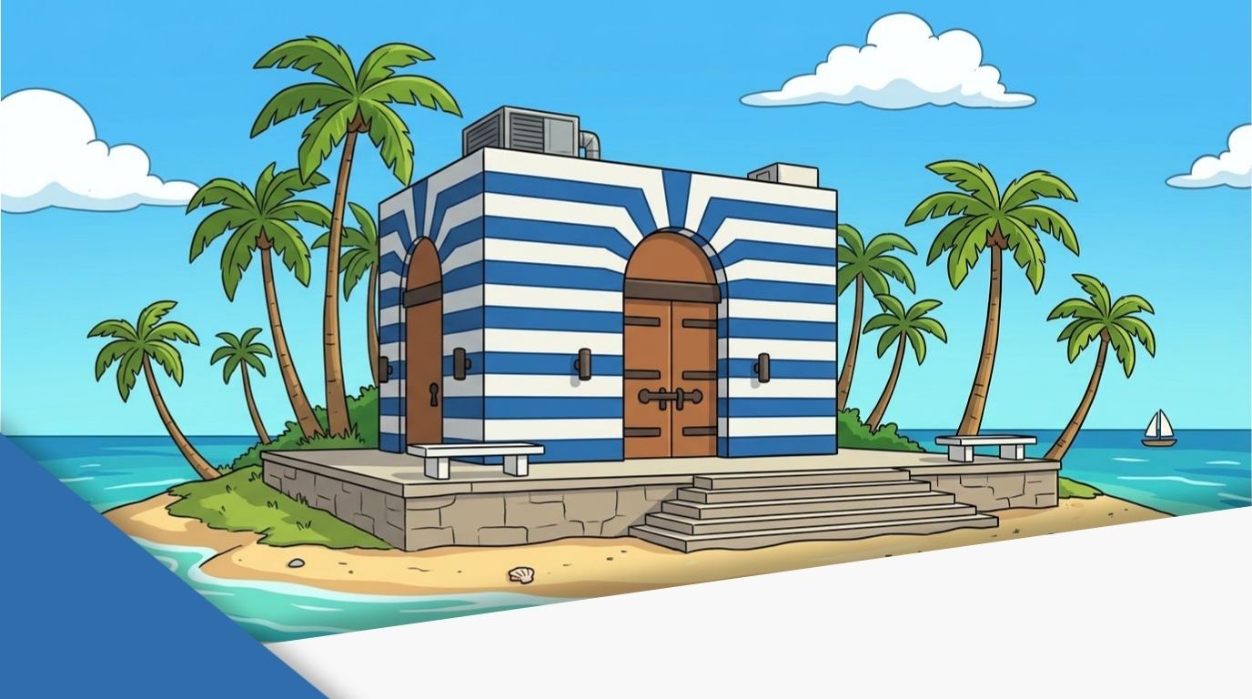 Escape Jeff island artwork from the loading screen